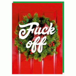 Поздравителна картичка - Разкарай се!